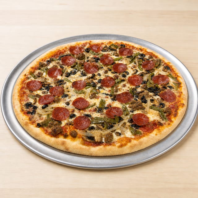 14'' Supreme Pizza.