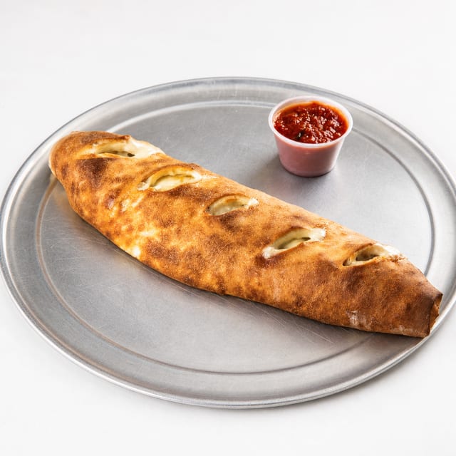 Small Cheese and Pepperoni Stromboli.