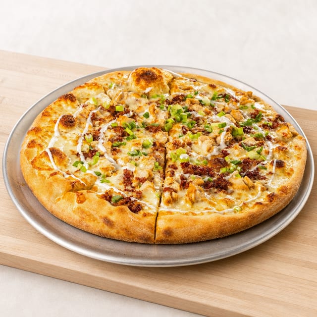 14" Chicken Bacon Ranch Pizza.