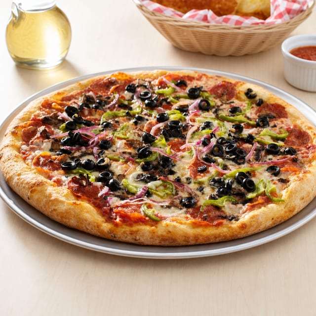 18'' Veggie Lovers Pizza.