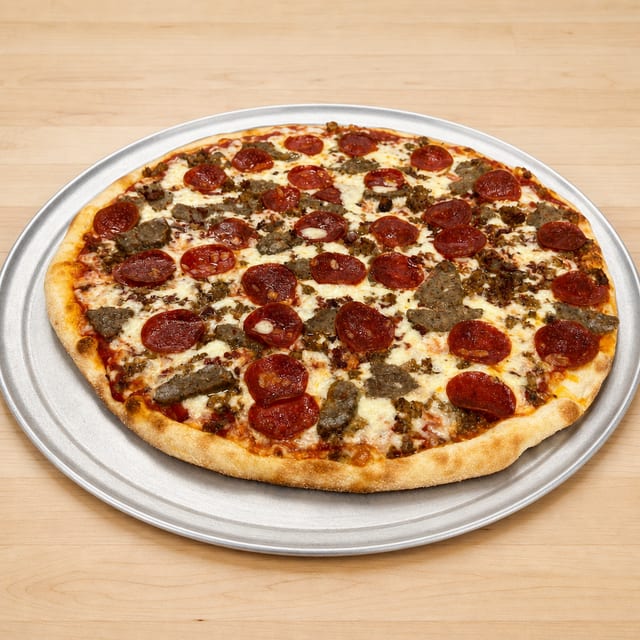 16'' Meat Lovers Pizza.
