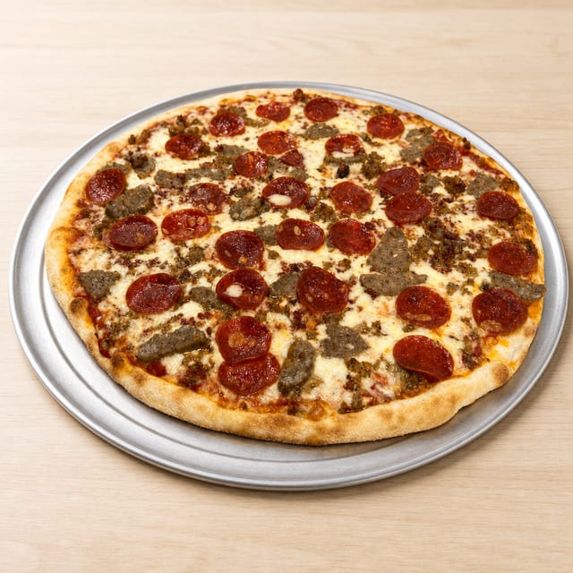 14'' Meat Lovers Pizza.