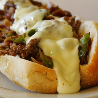 Philly Cheese Steak with Peppers and Onions